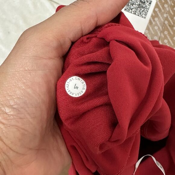Lululemon Align Short 4" – Dark Red / Sold Out – Size 4 Soft Nulu Yoga Shorts - Picture 7 of 7